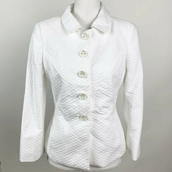 Carlisle Jackets & Blazers - Carlisle Button Front Textured Jacket 6